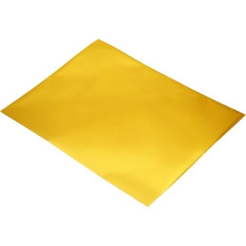50pcs A4 8"x12" Foil Paper Hot Gold Heat Transfer Paper Laser Printer Foil Papers for DIY Invitations Business Cards Calendars
