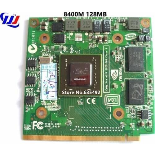 For GeForce 8400M GS 8400MGS DDR2 128MB Graphics Video Card for Acer Aspire 5920G 5520 5520G 4520 7520G 7520 7720