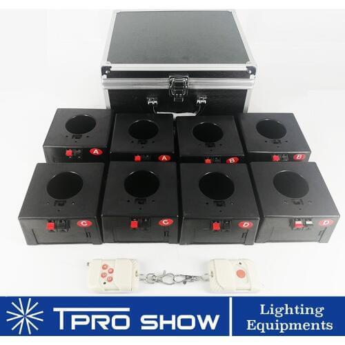 Fireworks Cold Spark Wireless Receiver 8 Cues Wedding Pyrotechnics Machine Remote Stage Fire System 1 Case DHL/TNT/UPS Shipping