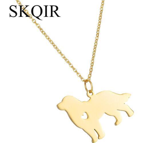 Custom Personalized Pet Dog Name Pendant Necklace Stainless Steel Engrave Name Choker for Women Jewelry Dog Pendant Metal Party