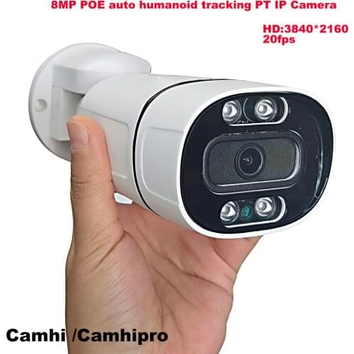 CamHi 8MP 4K POE Humanoid auto tracking PTZ IP camera security ip camera MIC speaker onvif P2P outdoor