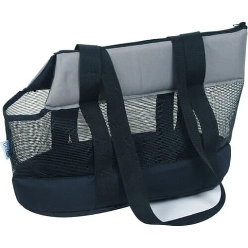 Summer Dog Cat Single Shoulder Bags Portable Mesh Breathable Pets Carrier Handbag For Pets Outdoor Travel Puppy Kitten Bags
