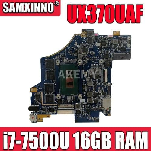 SAMXINNO FOR Asus Q325UA Q325U UX370UA UX370U UX370UAK Q325UAK Laptop Motherboard 60NB0EN0-MB2110 W/ i7-7500U CPU 16GB RAM