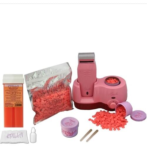 3 in 1Paraffin Stripless Depilatory Hair special Removal Bead Wax + Melt Sir Wax Set Painless Removing for Men and woemen