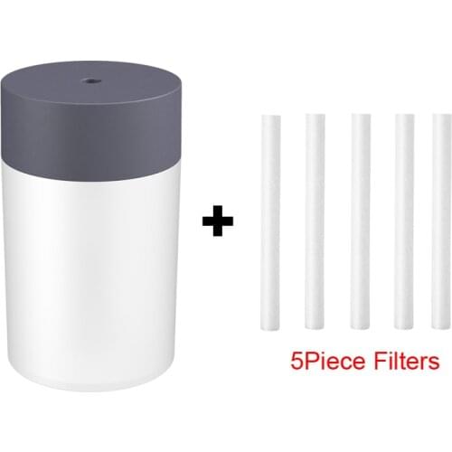 QOOLIFE 260ML Car Mini Humidifier Simple Aroma Diffuser USB Bedroom Itrasonic Cylindrical Office Desktop Beautiful Night Light