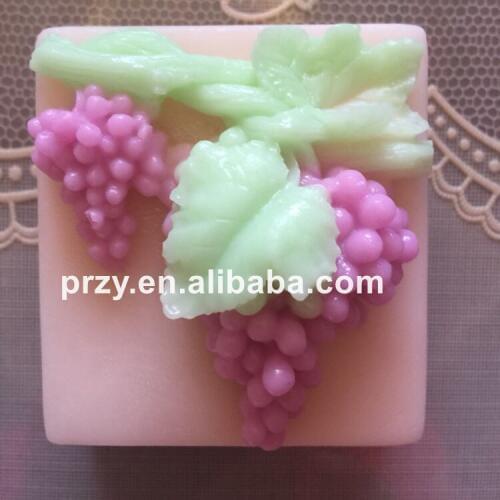 Silicone soap mold / handmade soap mold / mold grapes one hole soap mold