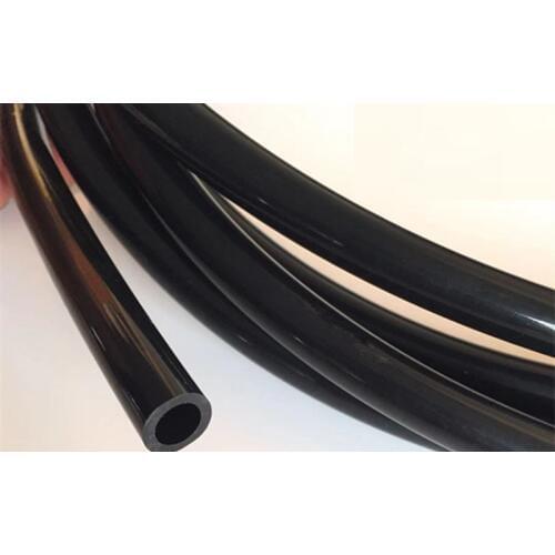 Silicone Hose Tube Pipe Temperature Resistance Food Grade OD 7mm 8mm 9mm 10mm 11mm x ID 3mm 4mm 5mm 6mm 7mm 8mm 5m Black