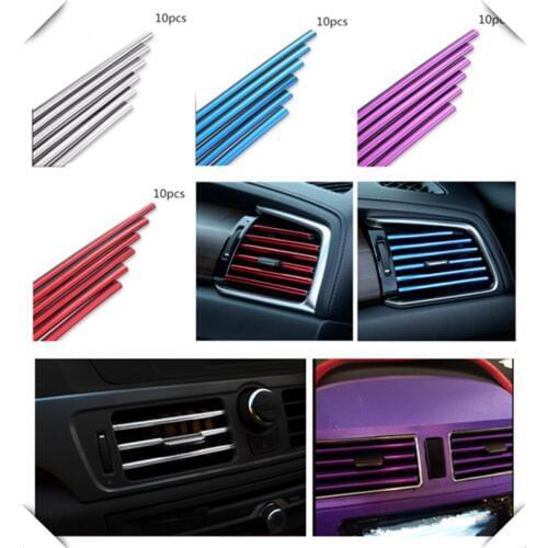 Car parts air conditioning outlet decorative strip clip modified personality for Kia Sportage Sorento Sedona ProCeed Optima