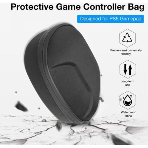 Controller Protective Bag Shockproof Case for PS5 Hard Shell Pouch Wireless Controller Gamepad Bag Anti-Fall Shockproof
