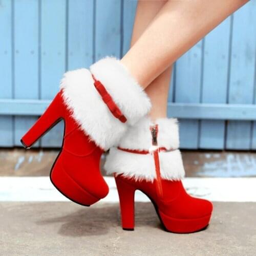 Autumn and winter 2021 new suede Korean fashion high heel bow womens shoes
