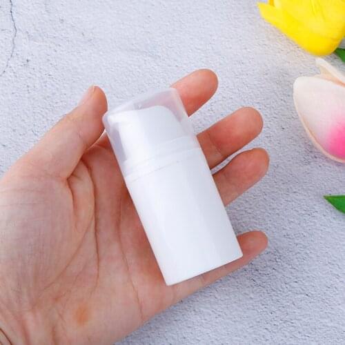 1PCS 15ml/30ml/50ml Empty Plastic Cosmetic Travel Liquid Bottles Airless Pump Vacuum