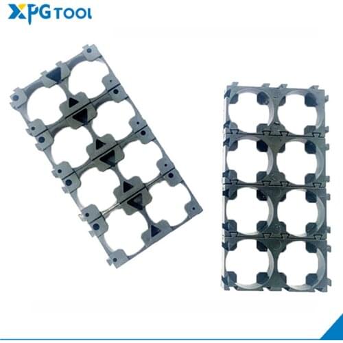 2PCS 2*4 18650 lithium battery Holder 18650 lithium battery bracket, electric vehicle battery bracket, fixed combination bracket