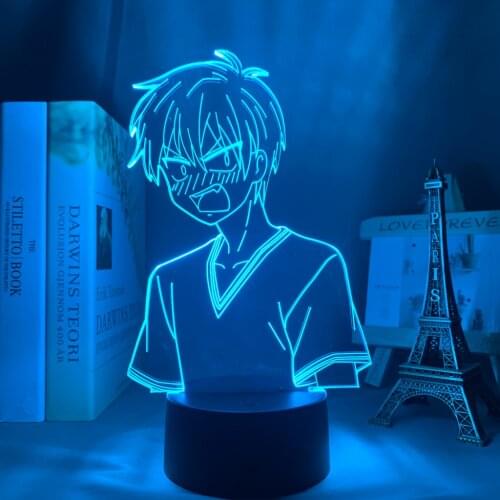 Manga 3d Lamp Fruits Basket Kyo Sohma Figure for Room Decor Night Light Kids Bithday Gift Fruits Basket Anime Led Light Bedroom