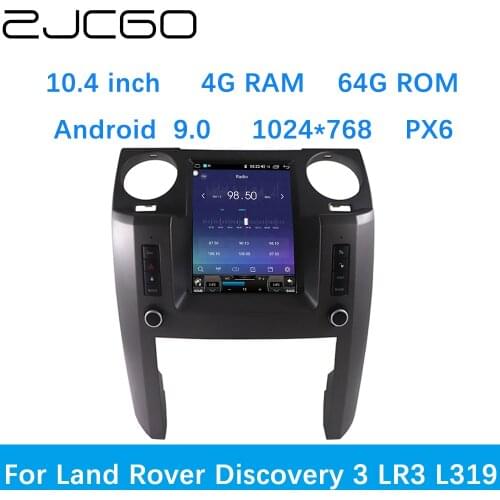 ZJCGO Car Multimedia Player Stereo GPS DVD Radio Navigation Android Screen System for Land Rover Discovery 3 LR3 L319 2004~2009