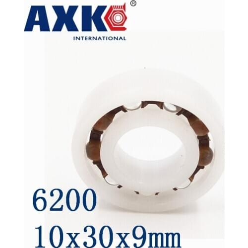 Axk 6200 Pom (10pcs) Plastic Ball Bearings 10x30x9mm Glass Balls 10mm/30mm/9mm