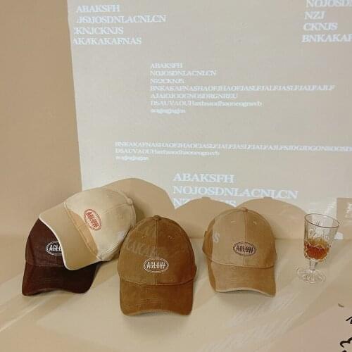 Childrens Baseball Caps Autumn New Letters Embroidered Boys Girls Hat Korea Version Hip Hop Kids Snapback Hats For 3 4 5 Years