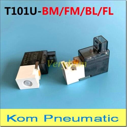 OST Pneumatic 3/2 Mini Textile Solenoid Valve Footwear Machine SMC Type High Frequency Microsolenoid T101U-FL 3V 6V 12V 24V 220V