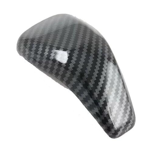 For Subaru Outback 2021 2022 Carbon Fiber Gearshift Handle Frame Cover Sticker Gear Shift Knob Head Decal Interior Decoration