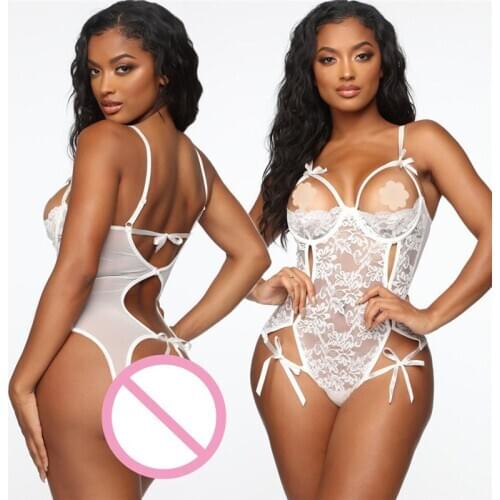 Women Sexy Lingerie Exotic Teddies Apparel Bodysuits Lingerie Perspective Lace Lingerie G-string Bodysuit Sexy Underwear Costume