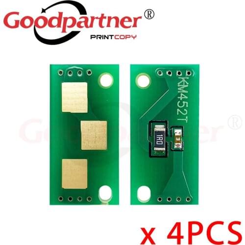 4X TN-613K TN-613C TN-613M TN-613Y Toner Cartridge Reset Chip for Konica Minolta bizhub C452 C552 C652