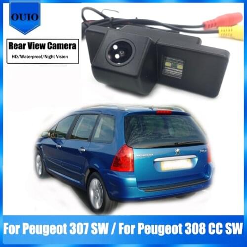 HD Rear view camera For Peugeot 307 SW / for Peugeot 308 CC SW Night Vision Parking Reversing Camera