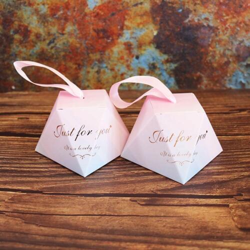 Creative Marbling style Candy Boxes Wedding Favors and Gifts Box Baby Shower Paper Chocolate Boxes Package Favors Party Supplies
