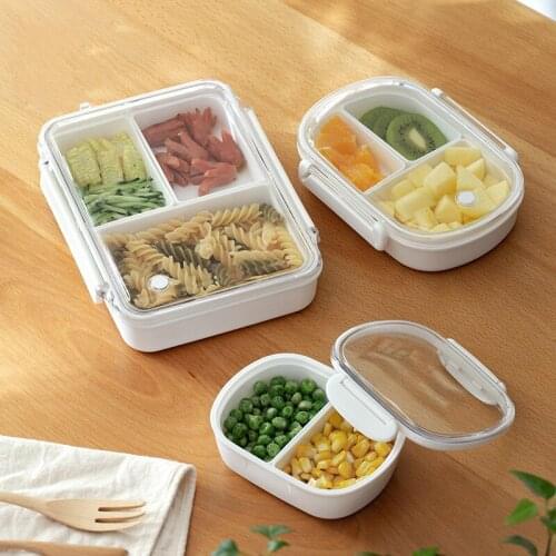 China High quality lunch box keep freshing bento boxes food grade microwave container with seperate grids