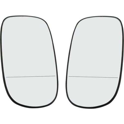 Left+Right Side Door Wing Mirror Glass Wide Angle for SAAB 9-3 93 190mm x 107mm Clear 2002-2010