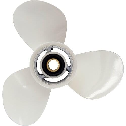 11-1/8*13 Boat Aluminum Alloy 3 Blade Outboard Propeller for Yamaha 40-60Hp