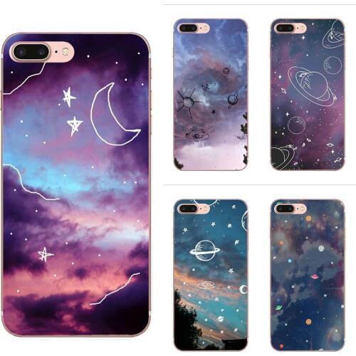 Cute Planet Spaceship Hand Drawn Classic For Xiaomi Redmi Note 2 3 3S 4 4A 4X 5 5A 6 6A Pro Plus Printing Drawing TPU