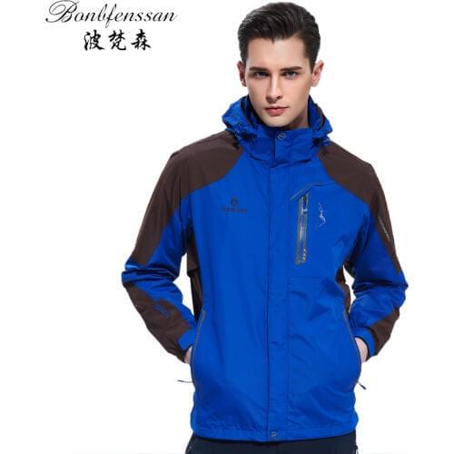 New autumn men 1 piece set Outdoor Jacket Thermal Windbreaker Waterproof Outdoor Sports Hiking Camping Fishing male Jacket 1609A
