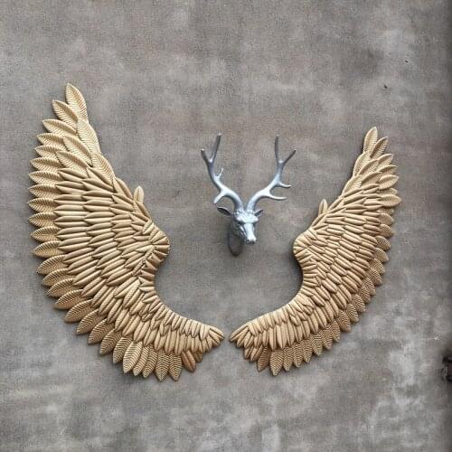 Industrial Style Decoration Wall Hanging Iron Angel Wing Wall Decoration Bar Coffee Party Photo Supply Murals Wings
