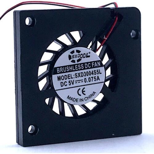 New SXDOOL mini micro blower 30mm*30mm*4mm DC 3.3V 5V 0.06A 8500RPM 3004 blower 4mm side blower For Projector POS cooling fan