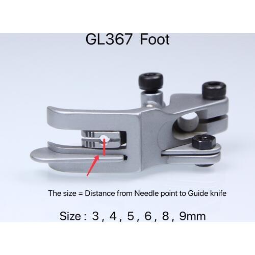 SINGLE NEEDLE GUIDING FEET GL367 PRESSER FOOT FOR DURKOPP ADLER 367 / 467 / 767 / 867 SEWING MACHINE