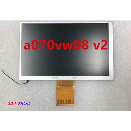 Suitable for 7 inch TFT AUO LCD monitor A070VW08 V2 V0 industrial equipment LCD screen 800 * 480 (RGB) for Mt6070ih free shippin