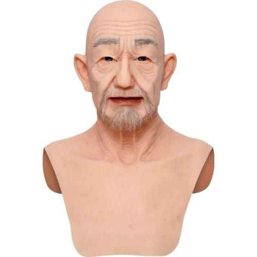 KUMIHO William Style Realistic Old Man Latex Mask For Masquerade Halloween Mask For Crossdresser Drag Queen Transgender Cosplay