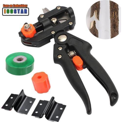 Garden Tools Grafting Pruner Chopper Vaccination Cutting Tree Plant Shears Scissor and 2/2.5/3cm Graft Film Tape Dropshipping