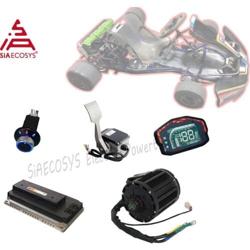 SIA 7500W QSMOTOR QS138 90H 72V 120KMPH IPM Mid Drive Motor and Controller Kits for High Power Electric ATV Go Kart