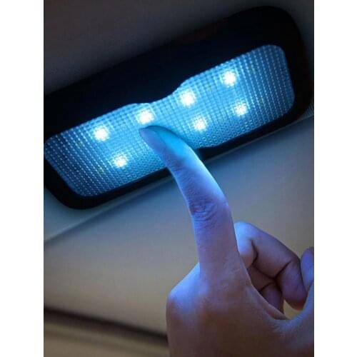 LED Car Interior Reading Light USB Charging Dome Vehicle Indoor Ceiling Lamp Auto Roof Magnet Lamp Car-styling Trunk Lamp