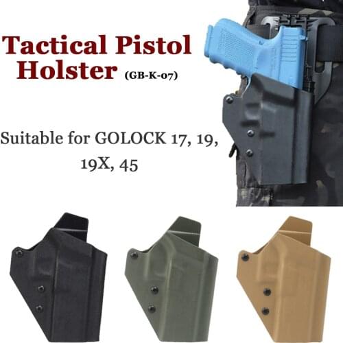 Tactical Pistol Holster Quick Pull Sleeve Use Lightweight K-plate Material Make Suitable For Multiple Model Of GLOCK Gun Holster