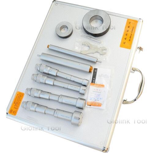 20-25mm 25-30mm 30-40mm 40-50mm Three-point Internal Micrometers 0.01mm Three point inside Micrometer Measurement Tool Gauge