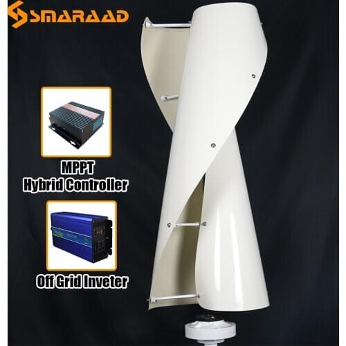 Sale New Arrive 600W Vertical Wind Turbine Permanent Magnet Generator 3 Phase 12V 24V 48V Axis Generator With Off Grid System