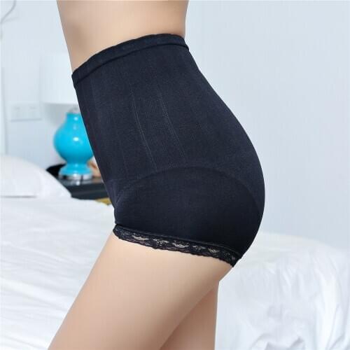 Womens Cotton Underwear High Waisted Panties Seamless Womens Safety Pants Sexy Lace Panties Shorts Under The Skirt Lingerie