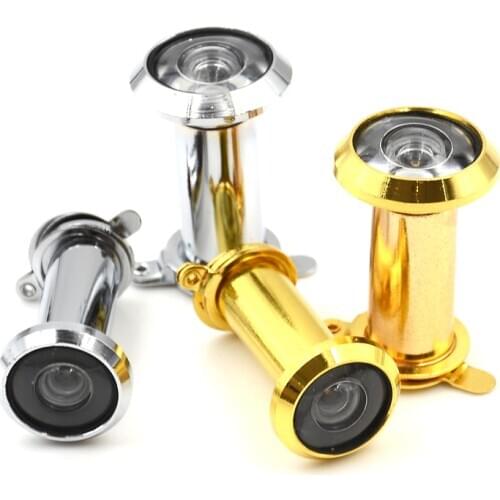 1PCS Door Peephole 180 Degree Camera Wide Viewing Angle Peephole Door Viewer with Heavy Duty Privacy Cover