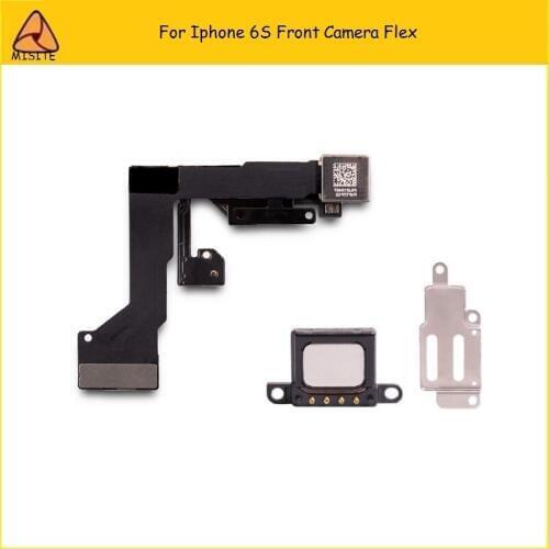 10PC/LOT Tested Earpiece Speaker+Metal Bracket+Proximity Sensor Little Camera Flex Cable For iPhone 6S 4.7 Front Camera Assembly