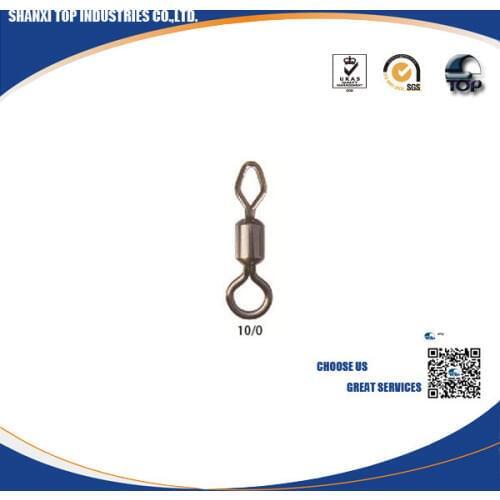 1000pcs Top quality Round and diamond eye rolling swivel 3/0