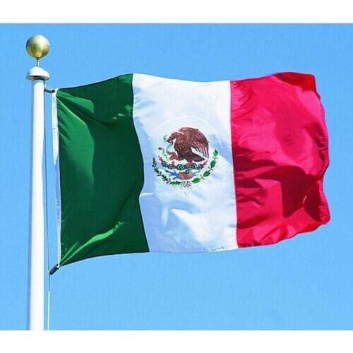 150*90cm Polyester Mexico Flag Mexican Country Indoor Outdoor Banner Pennant Home Decoration Tool Polyester Banner Drop Shipping