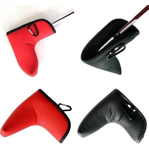 2pcs Golf Blade Putter Head Cover Headcover Protector Bag Club Cover Sleeve