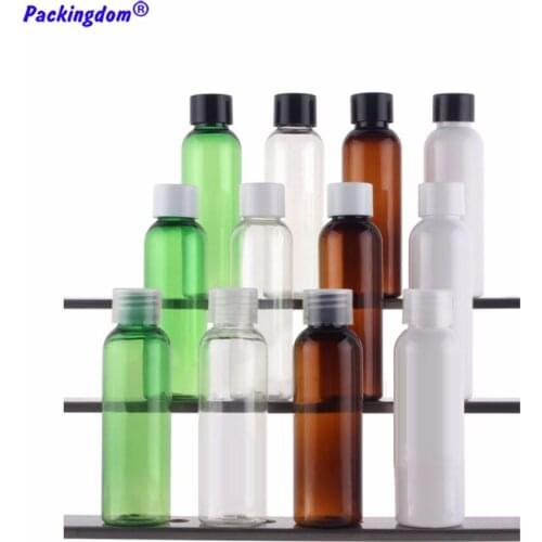 30pcs Plastic Bottle Empty Sample Packaging Coke Cap with Inner Plug Small Liquid Packing Tubes Cosmetic Travel Container 60ml