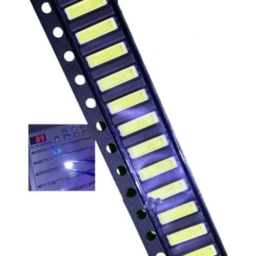 3000PCS/Lot Jufei SMD LED 7020 3v 0.7W 240mA Cool white 10000-13000K For TV Backlight Application
